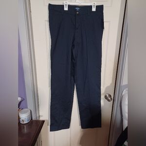 Classic dark blue chinos by George.